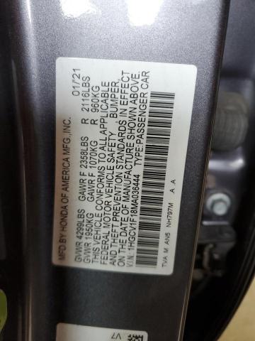 2021 HONDA ACCORD LX #3271783707