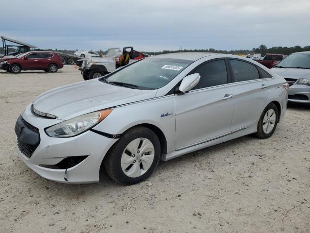 HYUNDAI SONATA HYB 2015 silver sedan 4d hybrid engine KMHEC4A47FA133861 photo #1