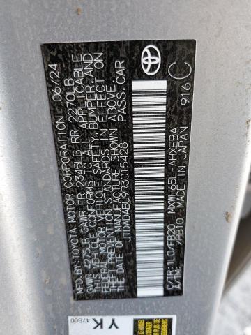 2024 TOYOTA PRIUS LE JTDADABU9R3015428