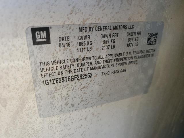 2016 CHEVROLET MALIBU LT - 1G1ZE5ST6GF282562