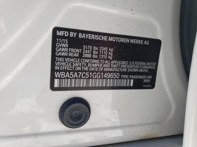 2016 BMW 528 XI WBA5A7C51GG149650
