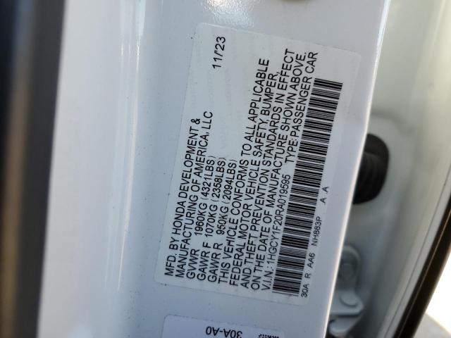 2024 HONDA ACCORD LX - 1HGCY1F20RA019595