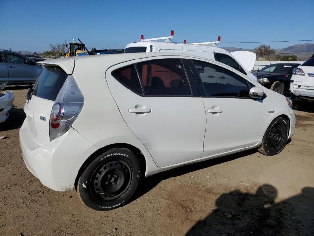 TOYOTA PRIUS C 2014 white  hybrid engine JTDKDTB37E1558628 photo #4