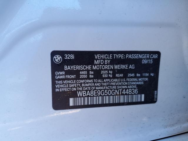 2016 BMW 328 I SULE - WBA8E9G50GNT44836
