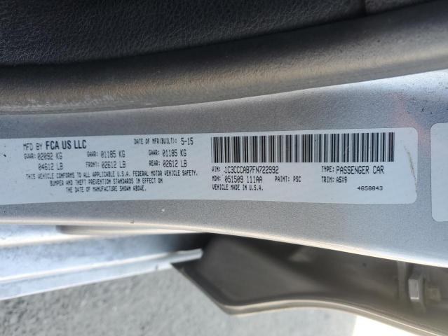 2015 CHRYSLER 200 LIMITE - 1C3CCCAB7FN722992
