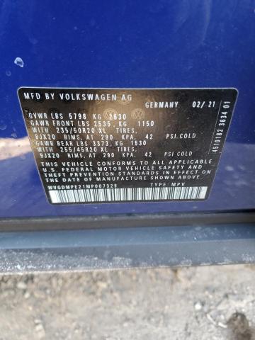2021 VOLKSWAGEN ID.4 FIRST WVGDMPE21MP007329