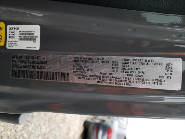 2021 JEEP GLADIATOR - 1C6HJTAG1ML525576