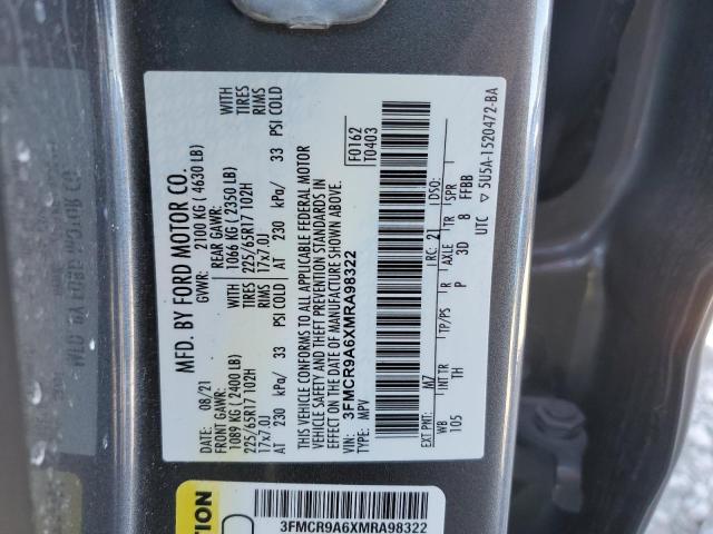 2021 FORD BRONCO SPO - 3FMCR9A6XMRA98322