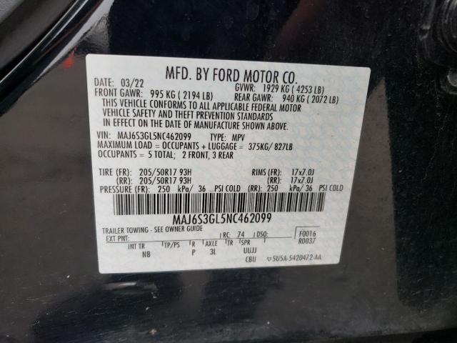 2022 FORD ECOSPORT S - MAJ6S3GL5NC462099
