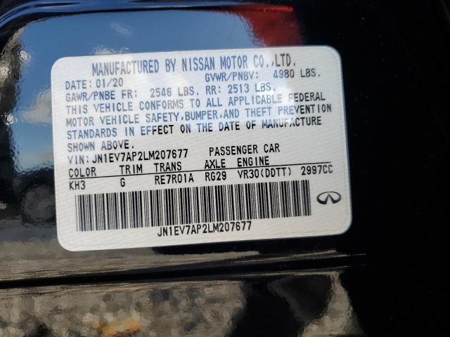 2020 INFINITI Q50 PURE - JN1EV7AP2LM207677