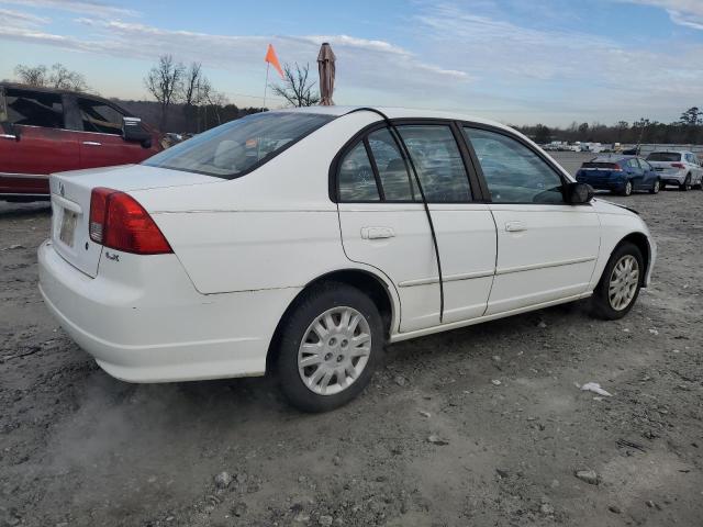 HONDA CIVIC LX 2005 white  gas 2HGES16595H630757 photo #4