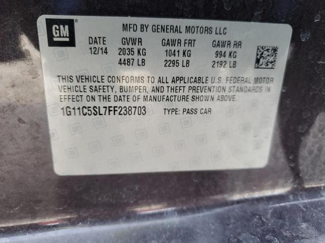 2015 CHEVROLET MALIBU 1LT - 1G11C5SL7FF238703
