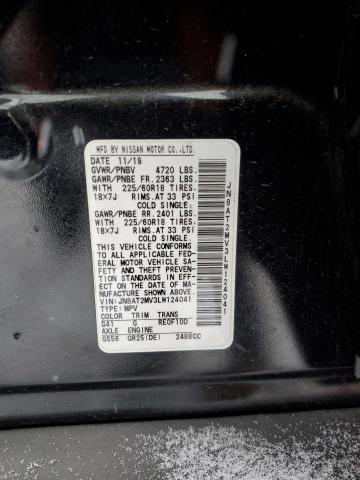 2020 NISSAN ROGUE S - JN8AT2MV3LW124041