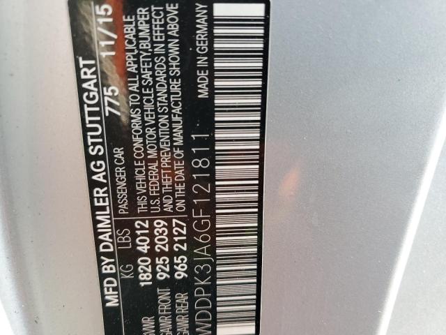 2016 MERCEDES-BENZ SLK 300 WDDPK3JA6GF121811