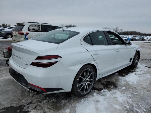 GENESIS G70 BASE 2025 white  gas KMTG34SC9SU153588 photo #4