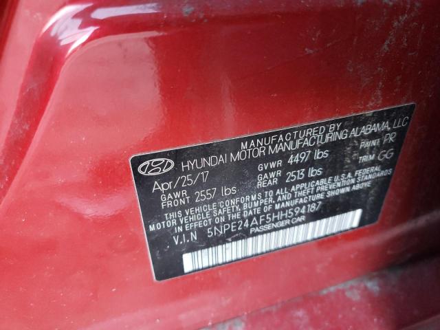 2017 HYUNDAI SONATA SE - 5NPE24AF5HH594187