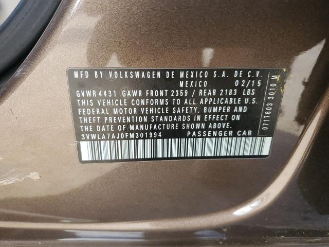 2015 VOLKSWAGEN JETTA TDI - 3VWLA7AJ0FM301994