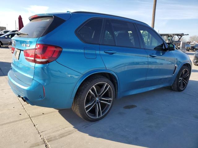 BMW X5 M 2017 blue  gas 5YMKT6C37H0U39448 photo #4