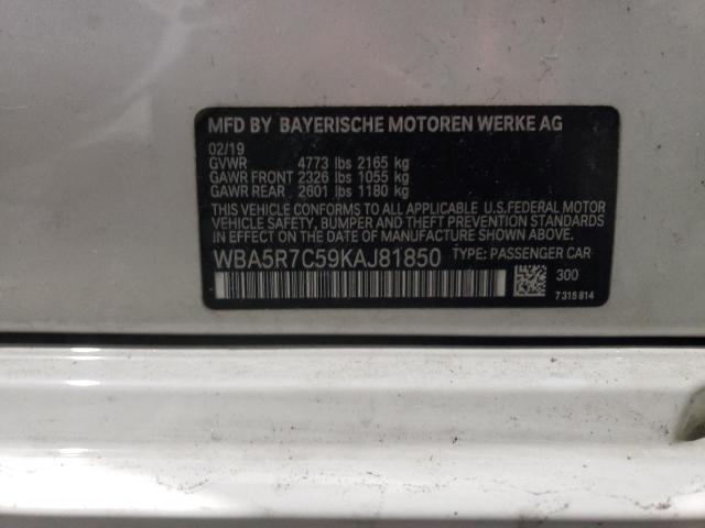 2019 BMW 330XI - WBA5R7C59KAJ81850