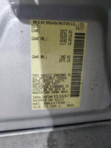 2017 NISSAN ALTIMA 2.5 - 1N4AL3AP1HN353697