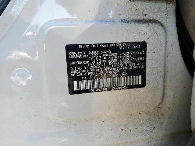 2015 SUBARU FORESTER 2 - JF2SJABC0FH468955