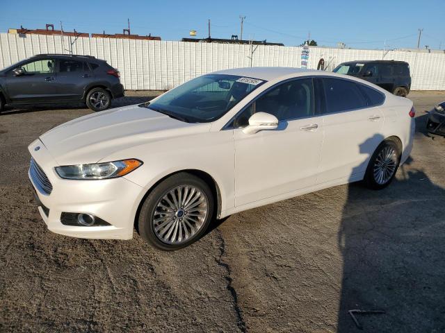 FORD FUSION TIT 2014 white  gas 3FA6P0K95ER171132 photo #1