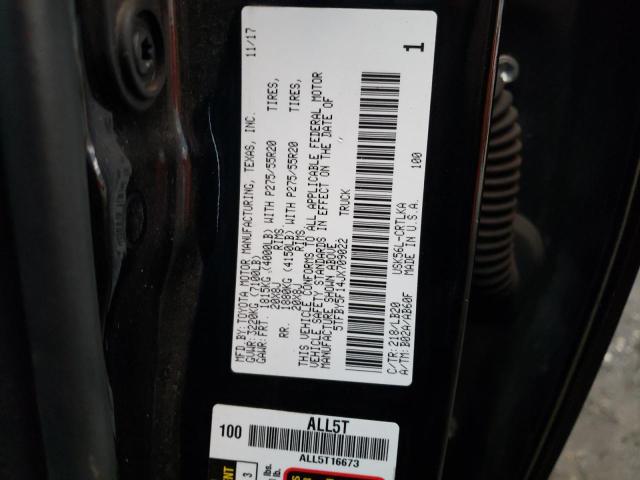 2018 TOYOTA TUNDRA LIM 5TFBY5F14JX709022
