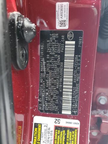 2018 TOYOTA CAMRY L - 4T1B11HK2JU590368