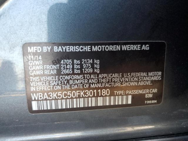 2015 BMW 328 D XDRI WBA3K5C50FK301180