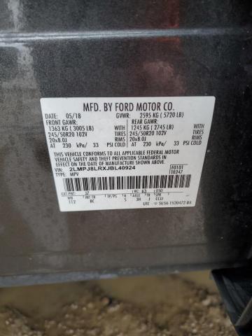 2018 LINCOLN MKX RESERV 2LMPJ8LRXJBL40924