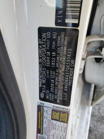 2016 KIA RIO EX KNADN4A37G6590835