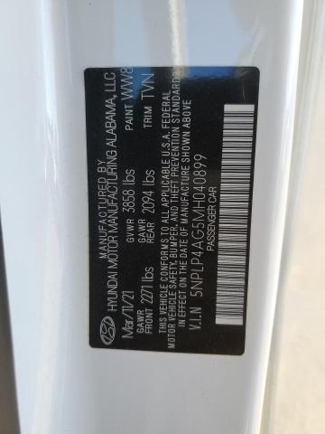2021 HYUNDAI ELANTRA LI - 5NPLP4AG5MH040899