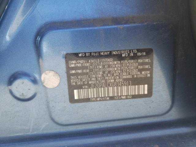 2016 SUBARU CROSSTREK - JF2GPALCXG8345913