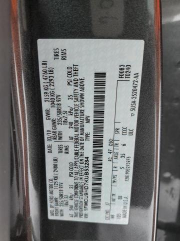 2019 FORD ESCAPE SEL - 1FMCU9HD7KUB53284