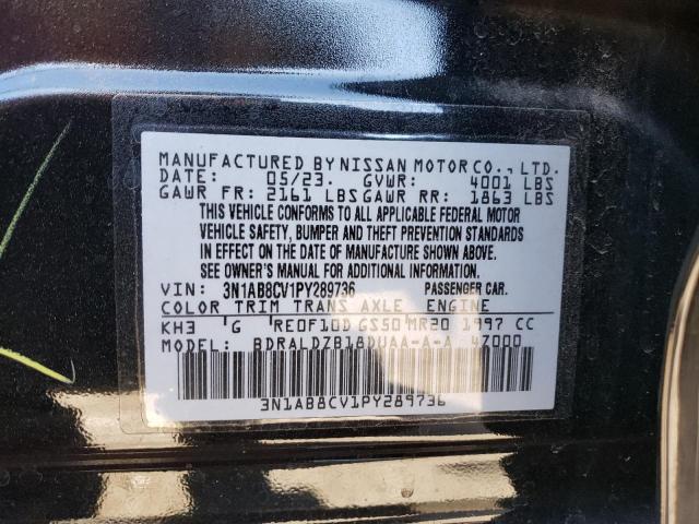 2023 NISSAN SENTRA SV 3N1AB8CV1PY289736