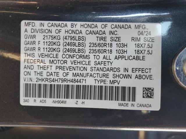 2024 HONDA CR-V EXL 2HKRS4H79RH484471