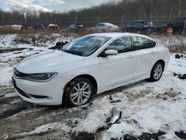 CHRYSLER 200 LIMITE 2015 white sedan 4d gas 1C3CCCAB5FN600504 photo #1