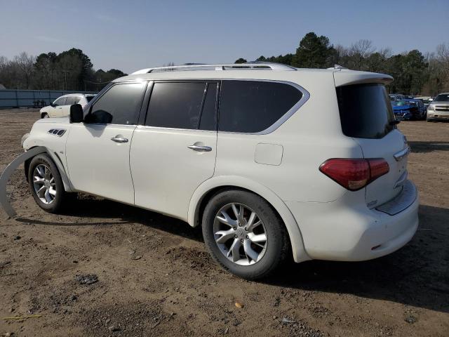 INFINITI QX80 2014 white 4dr spor gas JN8AZ2NE7E9067972 photo #3