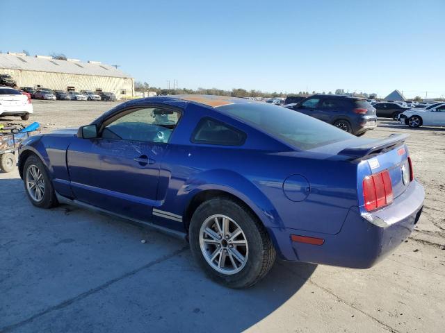 FORD MUSTANG 2005 blue coupe gas 1ZVFT80N255151957 photo #3