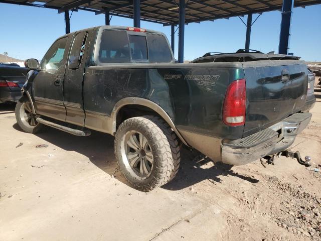 FORD F150 2001 green 4dr ext gas 1FTRX18L01NB62657 photo #3