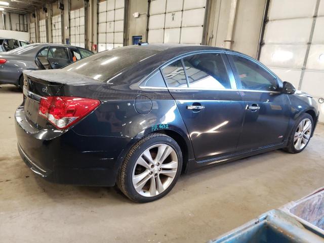 CHEVROLET CRUZE LTZ 2014 black  Gasoline 1G1PG5SB1E7468087 photo #4