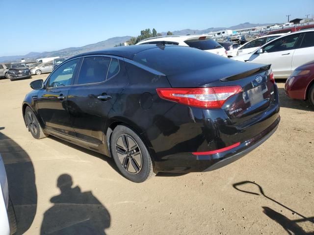 KIA OPTIMA HYB 2012 black  hybrid engine KNAGM4AD0C5020149 photo #3