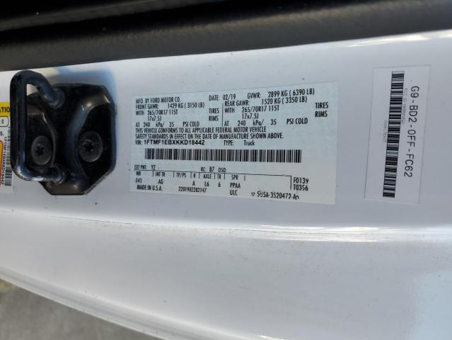 2019 FORD F150 - 1FTMF1EBXKKD18442