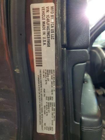 2021 JEEP GRAND CHER - 1C4RJFAG7MC619458