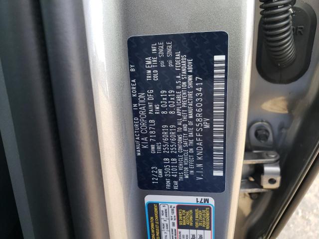2024 KIA EV9 WIND KNDAFFS58R6033417