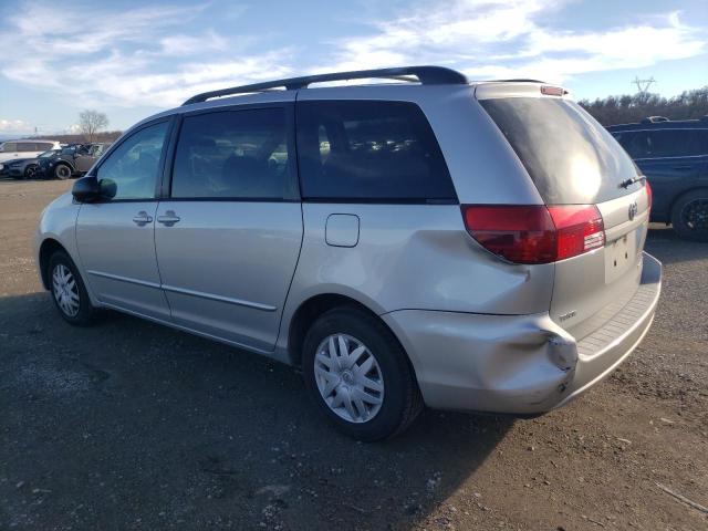 TOYOTA SIENNA CE 2005 silver  gas 5TDZA23C65S369987 photo #3