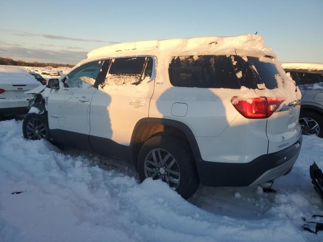 GMC ACADIA SLT 2018 white  gas 1GKKNULS1JZ217508 photo #3