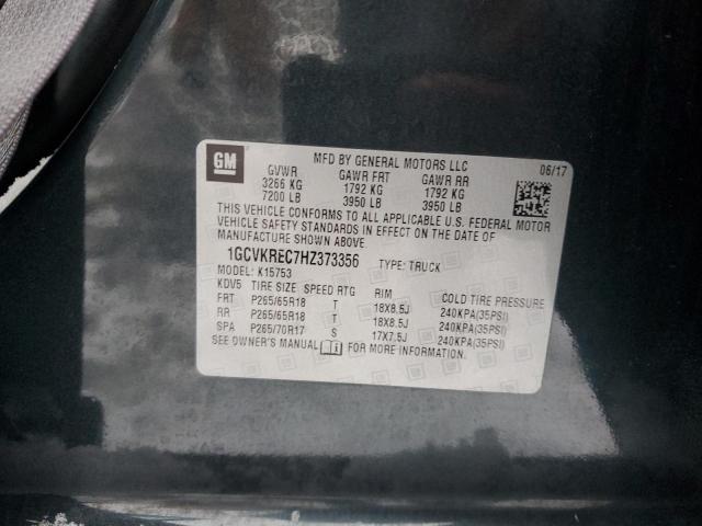 2017 CHEVROLET SILVERADO - 1GCVKREC7HZ373356