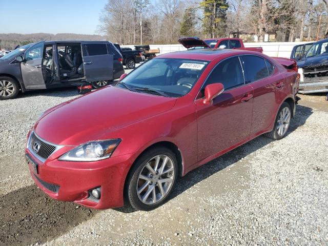 LEXUS IS 250 2012 red sedan 4d gas JTHCF5C28C5059633 photo #1