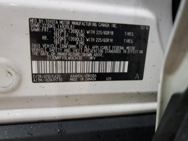 2020 TOYOTA RAV4 LIMIT - 2T3DWRFV9LW063430